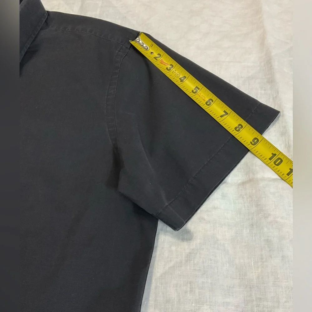 UNTUCKit Shirt Men’s Large Black Button Down Preppy 100% Cotton - Picture 3 of 7